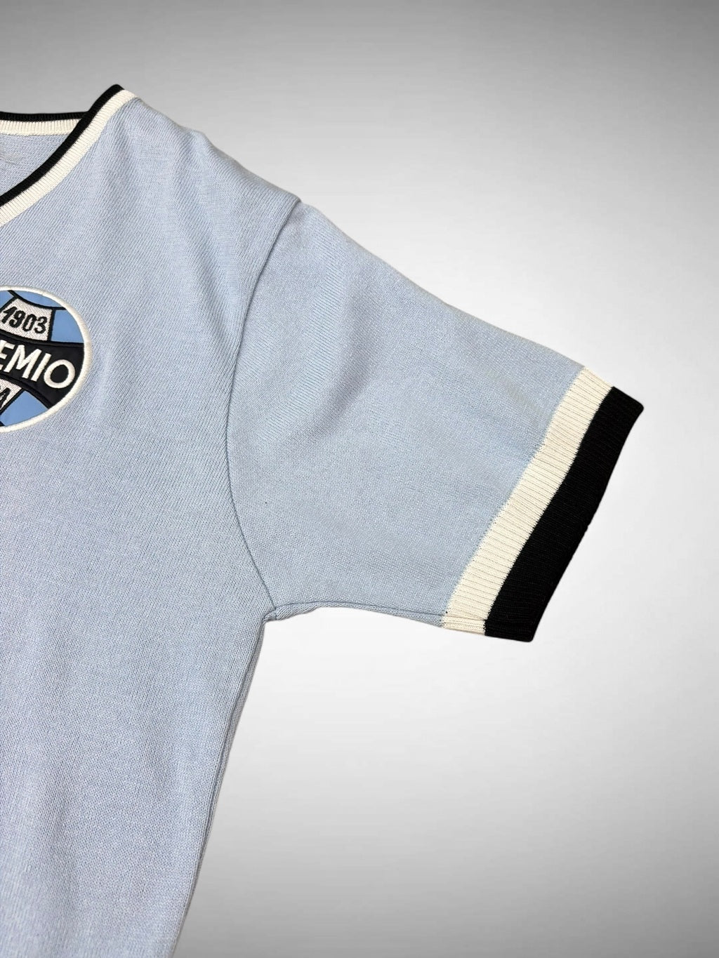 CAMISETA CELESTE GRÊMIO 1975 “Ancheta”